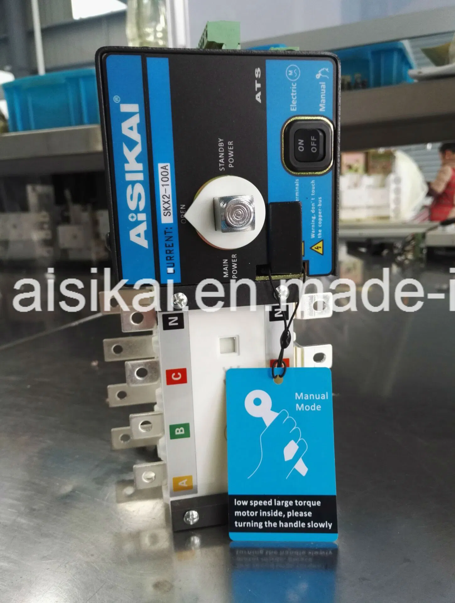 Interruptor de Transferencia Automático Inteligente 1600A con 380V CE, CCC, ISO9001
