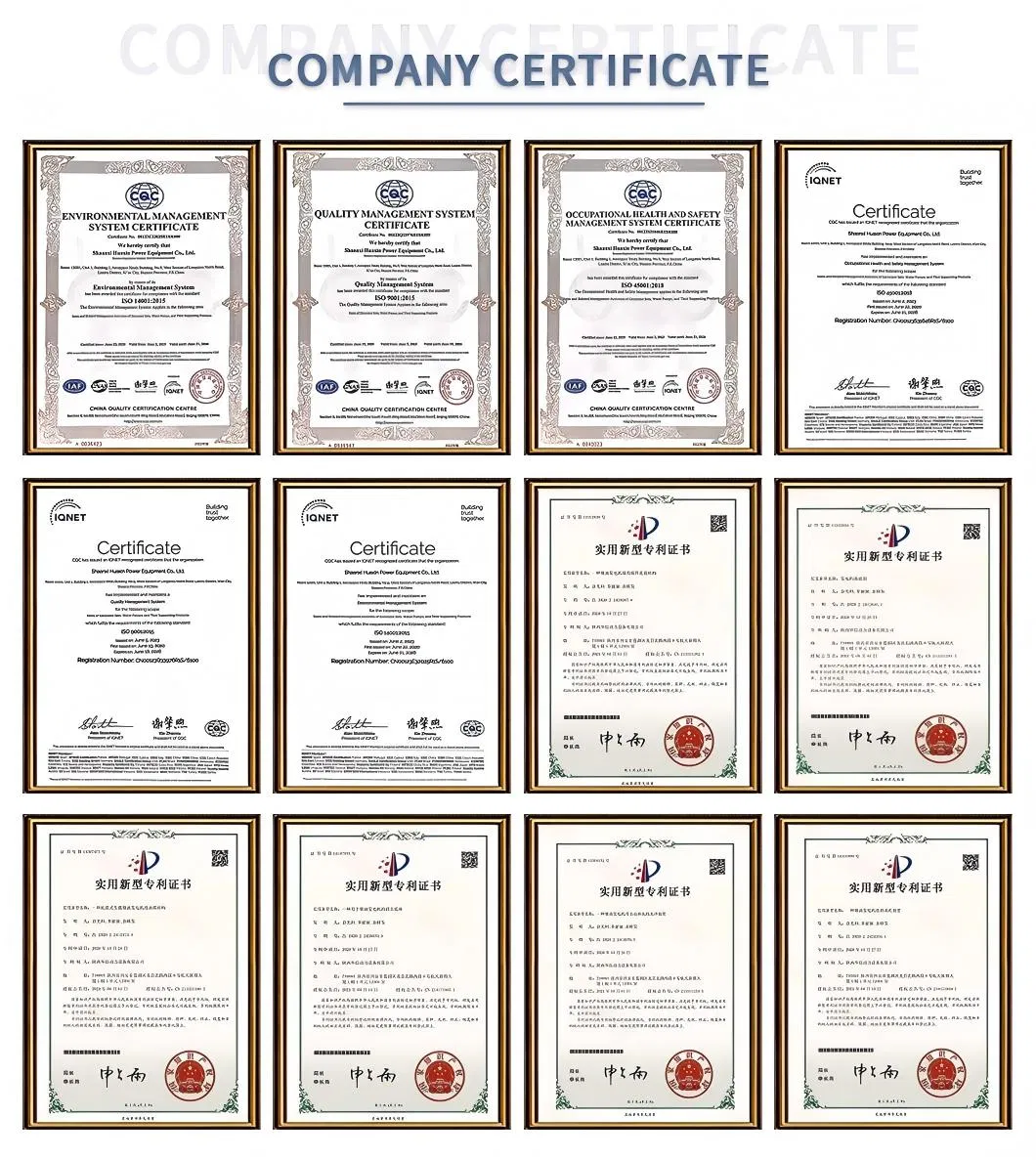 Certificados de Calidad e Internacionales del Generador