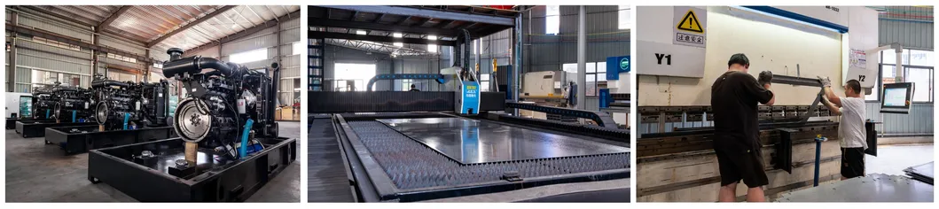 100kVA Generador de energía diésel con motor de generador de marco abierto