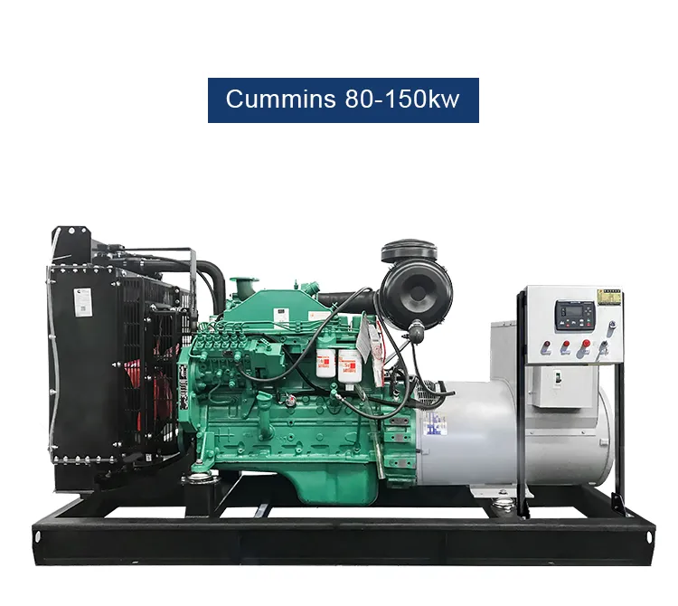 20/50/60kw Generador de potencia diésel de marco abierto para uso agrícola y en granjas