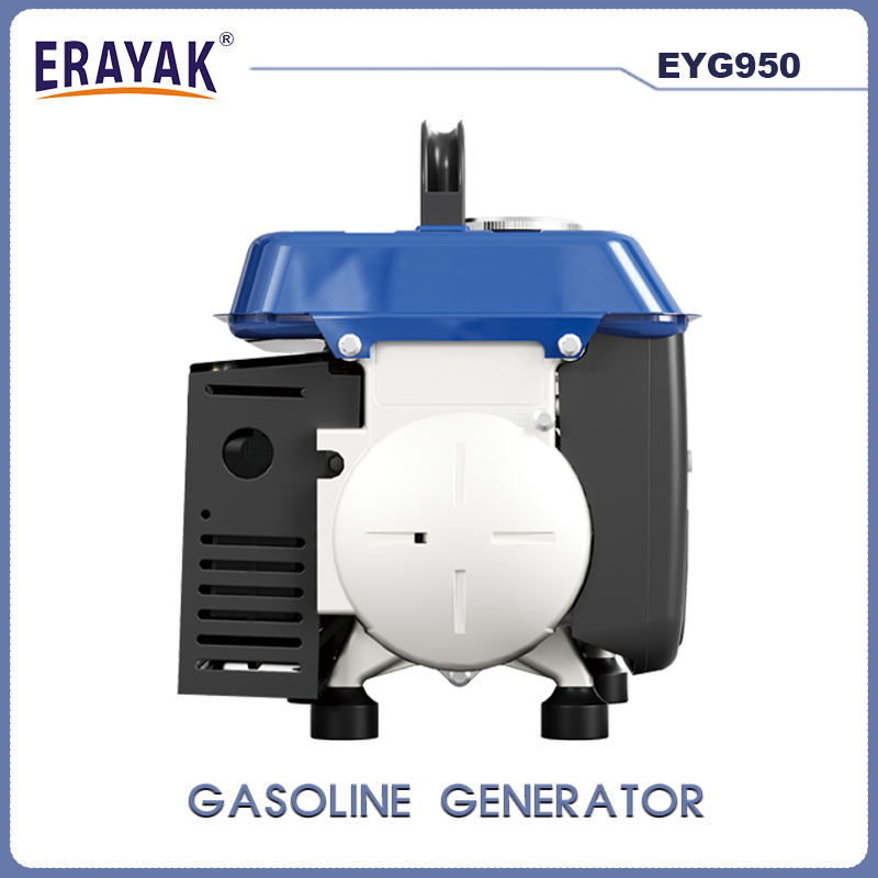 750W 650W Generador de Gasolina Pequeño de Marco Abierto Portátil Eyg950