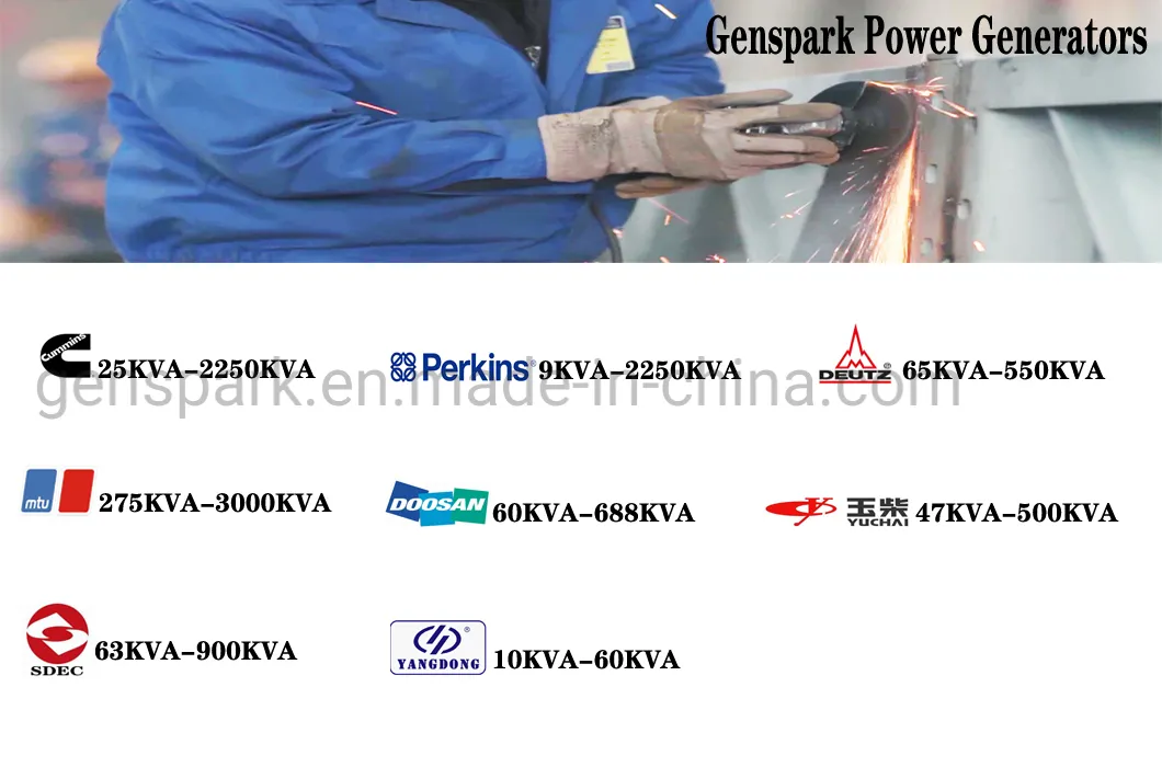 Generador de Conjunto Diesel Cummins Silencioso de Salida Prime 150 kVA