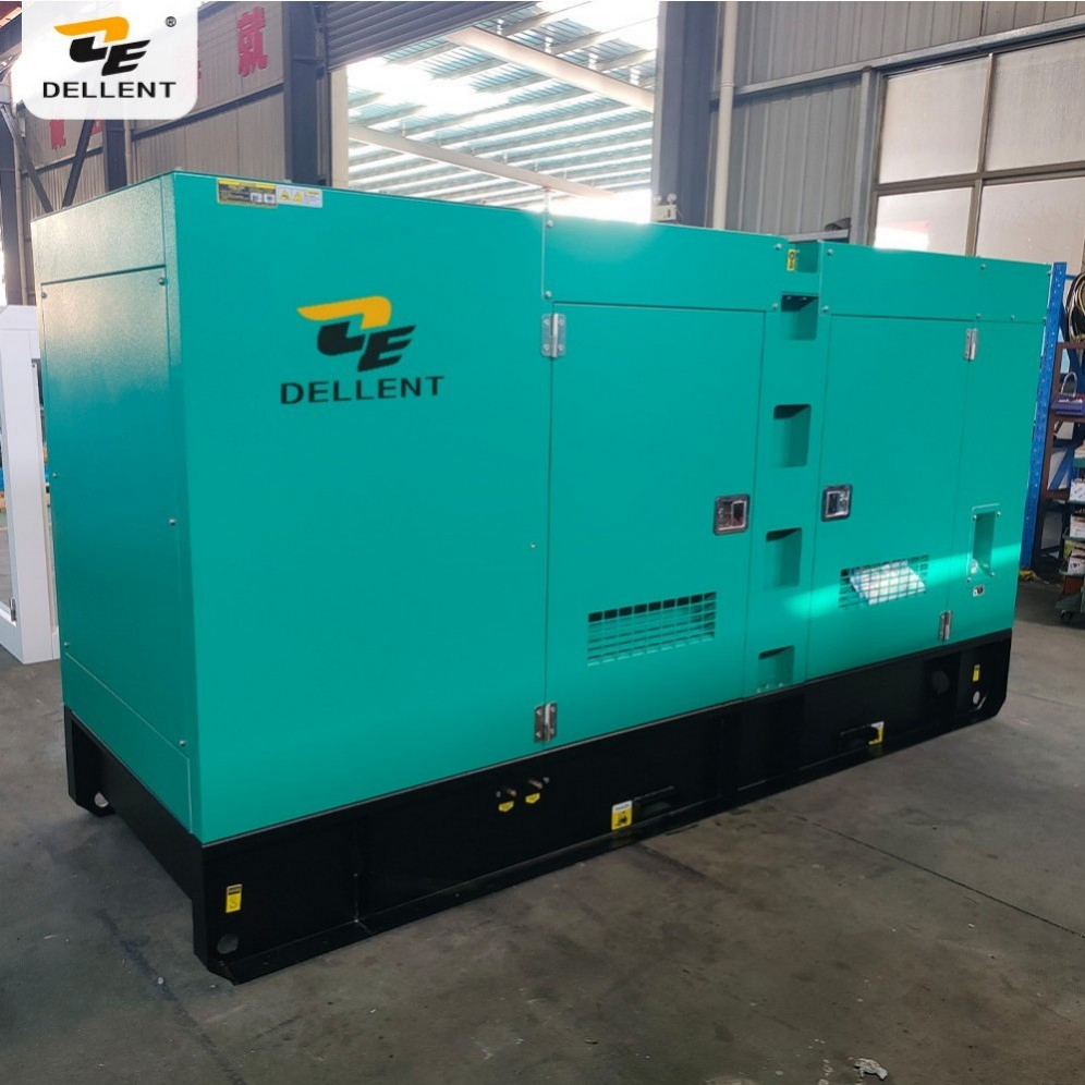 DELLENT: Precio de fábrica OEM Generador diésel insonorizado de contenedor abierto de potencia primaria de una/fase trifásica 500kVA