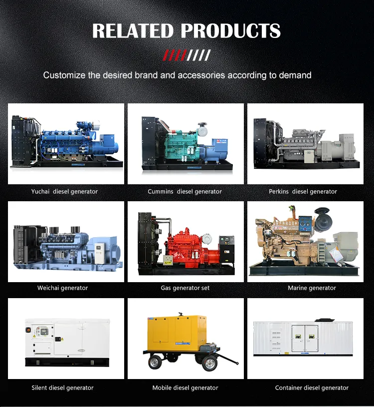 Abrir 220kw 275kVA Generador Diesel Trifásico de Energía de Potencia Prima