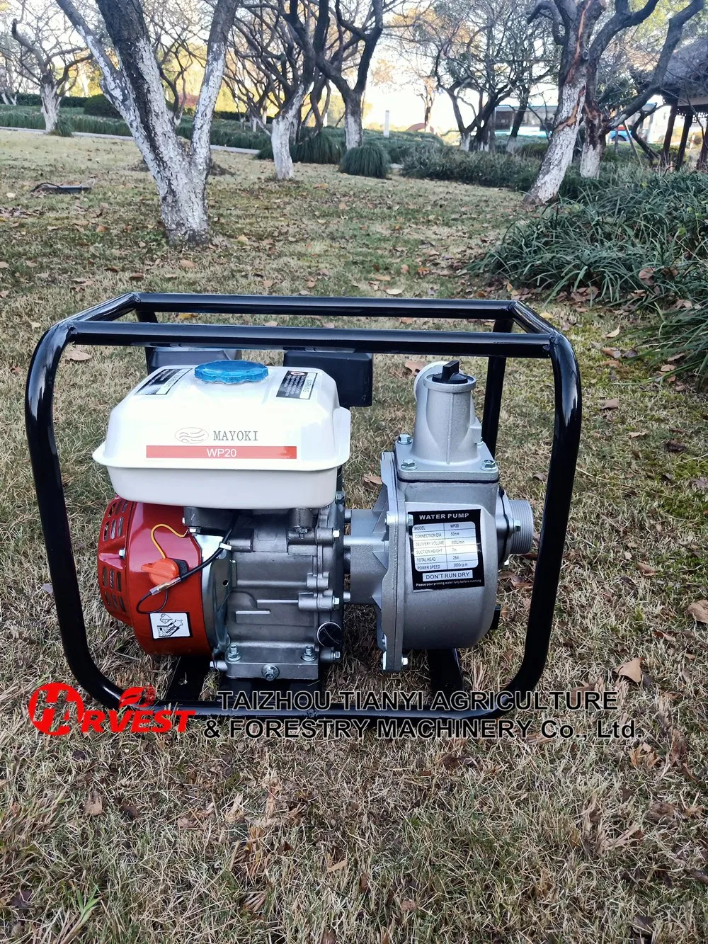 Bomba de agua portátil de motor diésel de gasolina para riego agrícola de alta presión