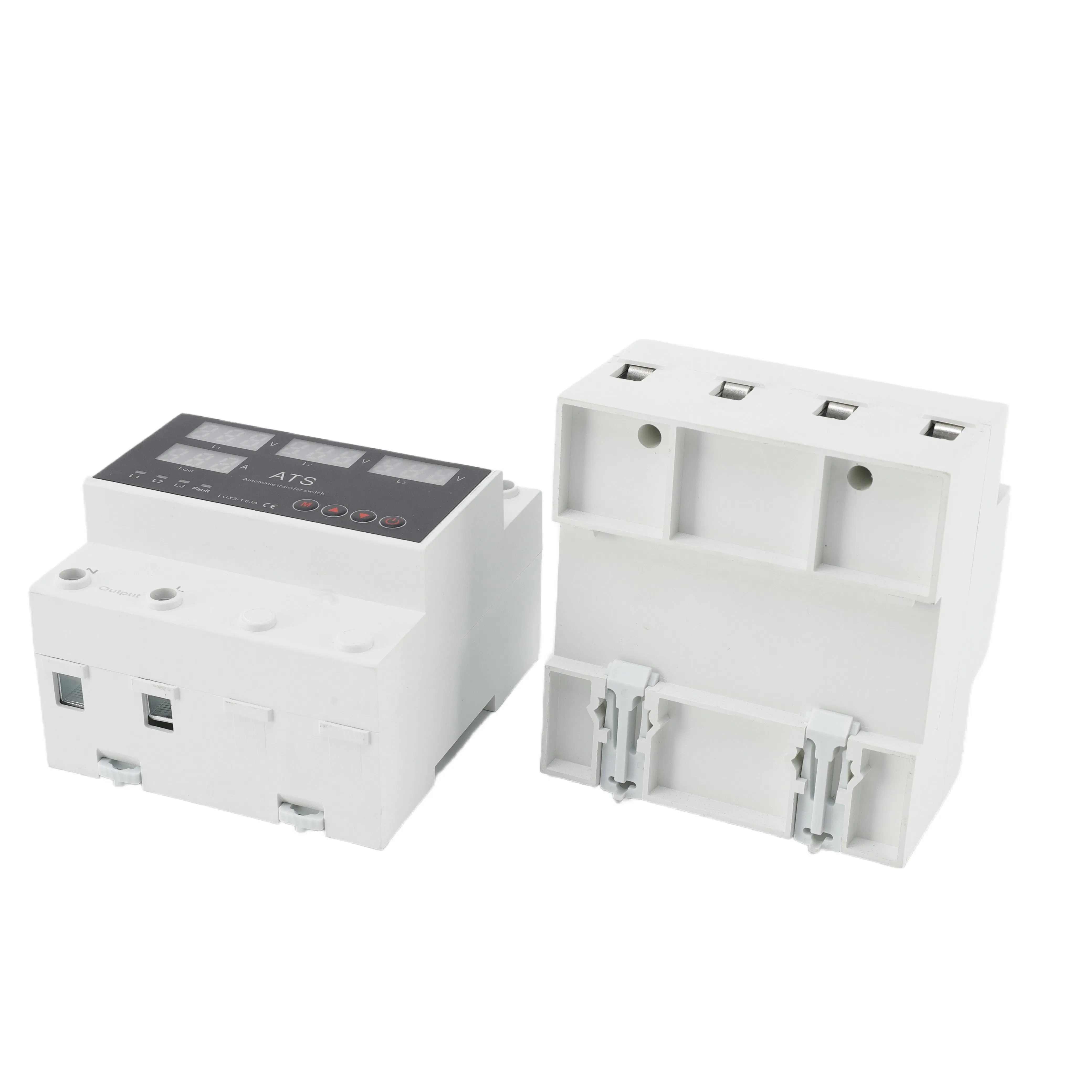 Interruptor de Transferencia Automática Trifásico Inteligente con Monitoreo de Voltaje y Corriente