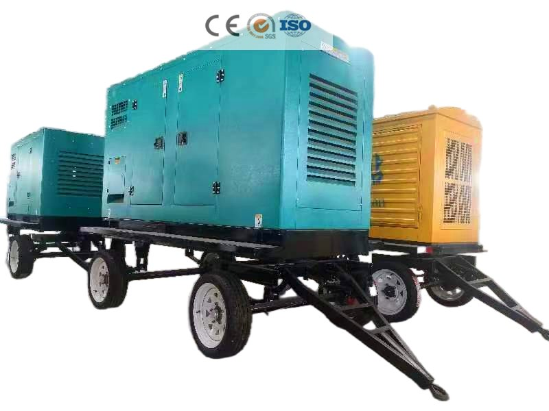 Precio de fábrica al por mayor 40-100kVA Generador diésel remolcable móvil Generac conjunto de generador eléctrico