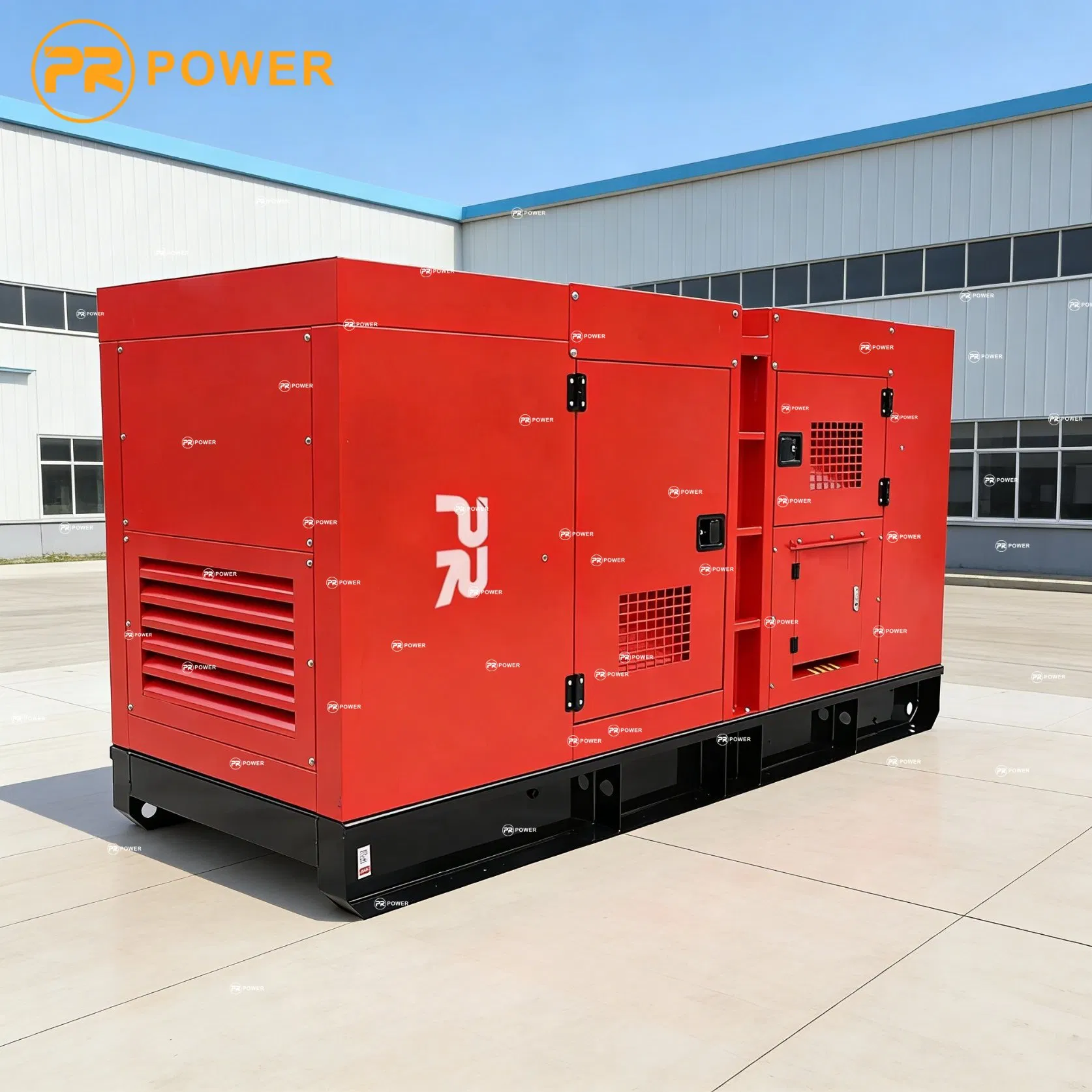Generador Diesel Trifásico Super Silencioso de Potencia Prime 30kVA 50/60Hz con Motor Peikins 1103A-33G Arranque Automático ATS