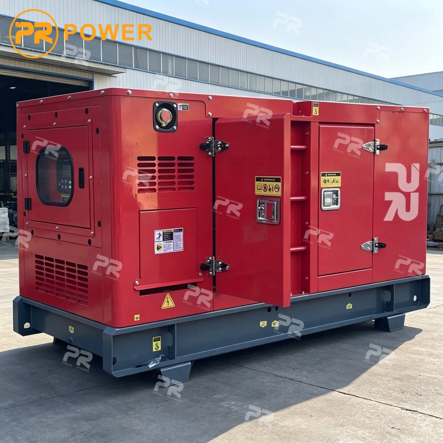 Generador Diesel Trifásico Super Silencioso de Potencia Prime 30kVA 50/60Hz con Motor Peikins 1103A-33G Arranque Automático ATS
