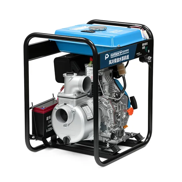 Nueva bomba de agua portátil de gasolina de alta potencia compacta premium para riego agrícola