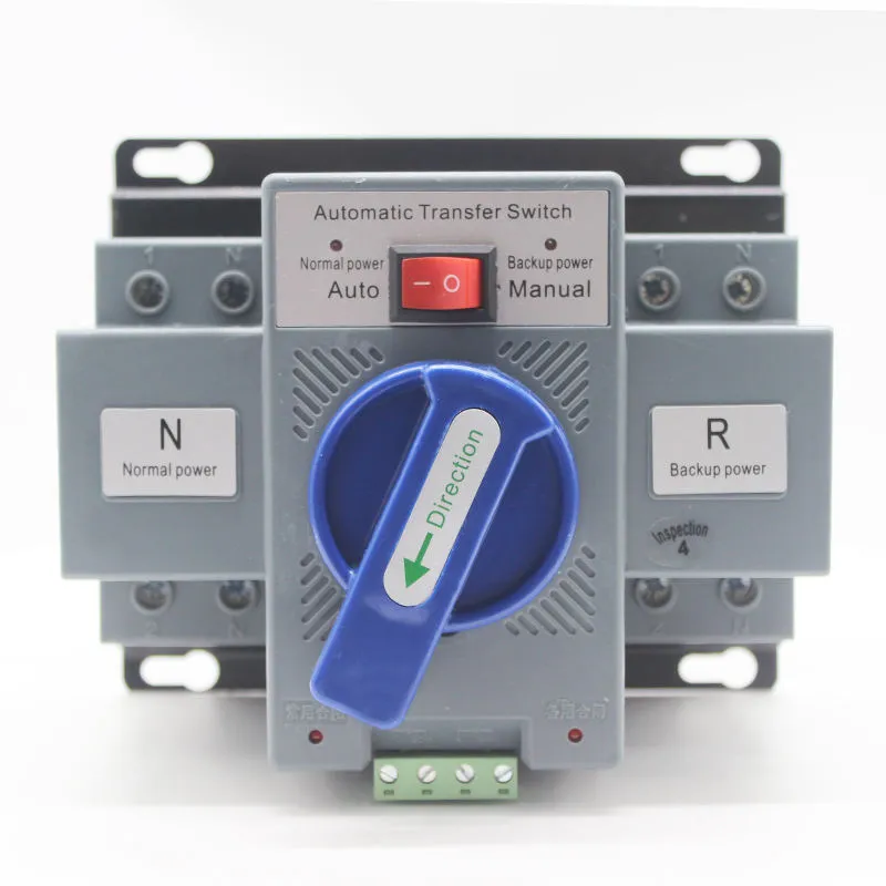 Interruptor de Transferencia Automática de Doble Potencia, 2 Polo, 63A