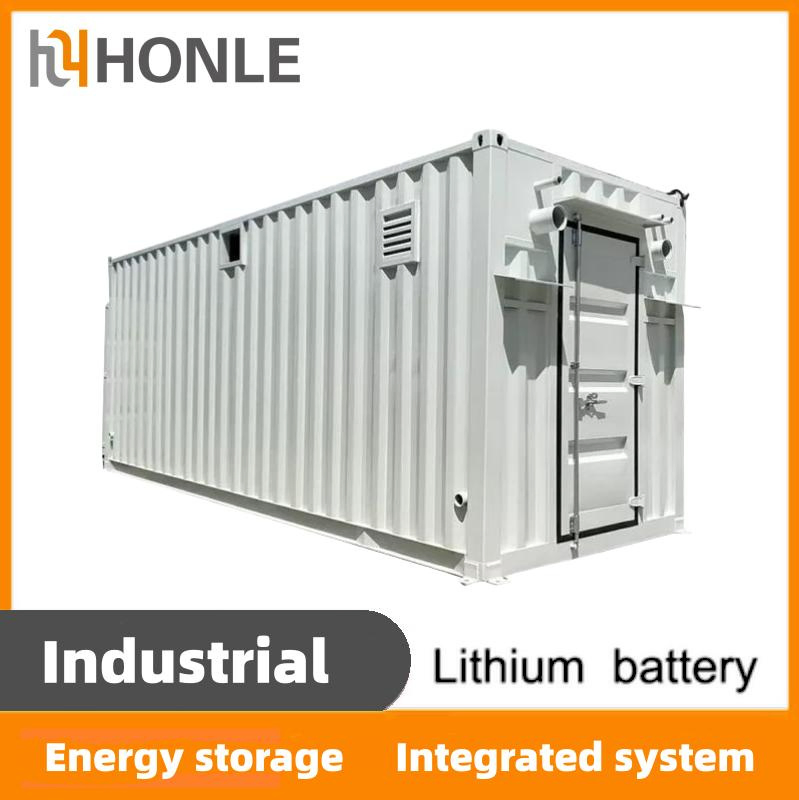Sistema de almacenamiento de energía en contenedor con batería de iones de litio para suministro eléctrico industrial, energía solar fotovoltaica y respaldo de energía
