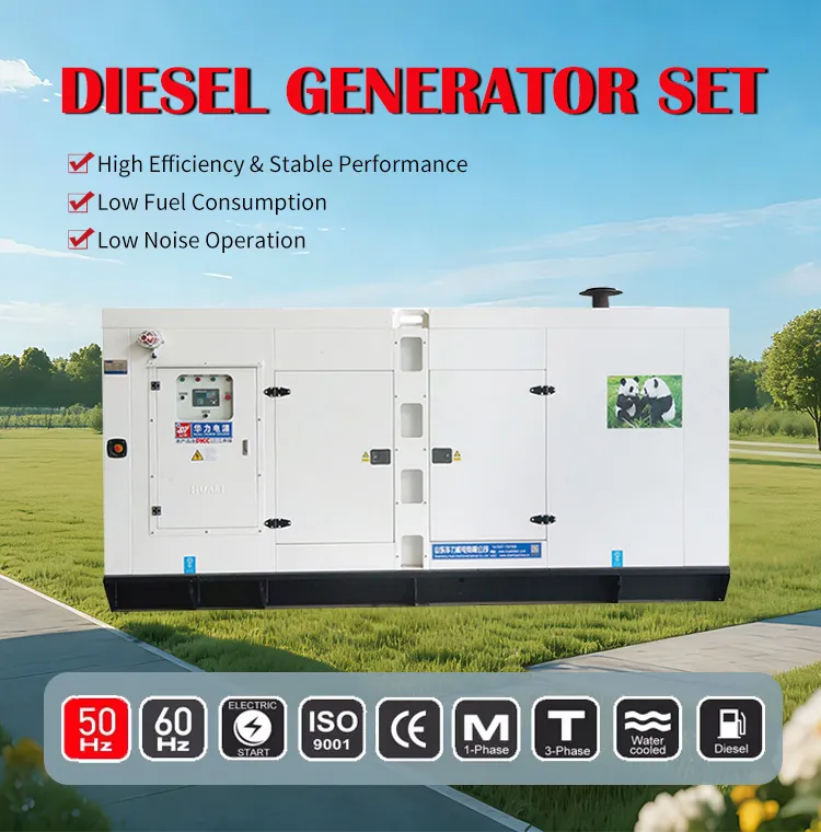 Abrir 220kw 275kVA Generador Diesel Trifásico de Energía de Potencia Prima