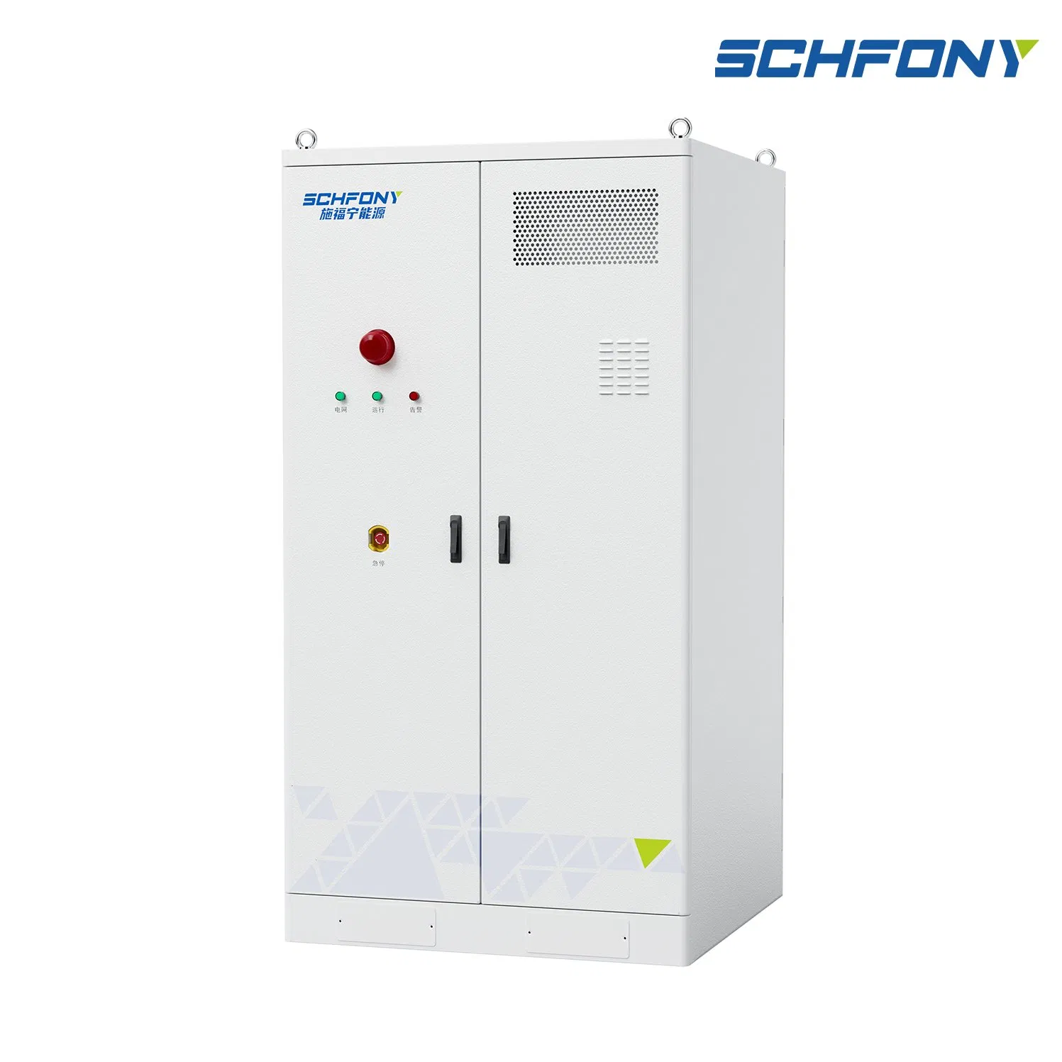 215 Sistema de Generación de Energía Solar Fotovoltaica en kWh con Almacenamiento de Batería y Respaldo de Energía en Parque Industrial Contenedor de Esencia con Refrigeración por Aire
