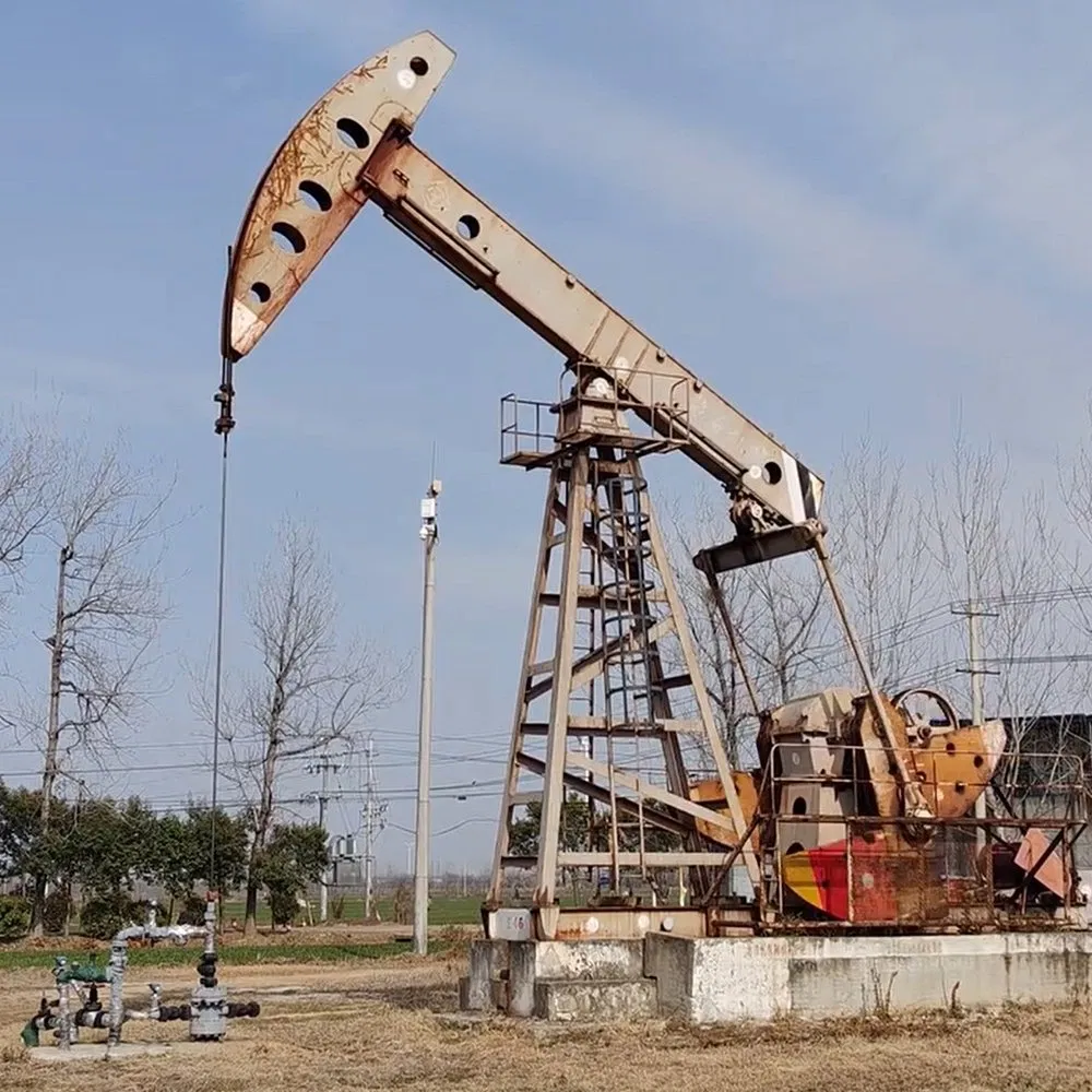 Unidad de bombeo de caballo de fuerza de varilla de succión de aceite de campo duradera y de alta resistencia con manivela de acero forjado C-640d