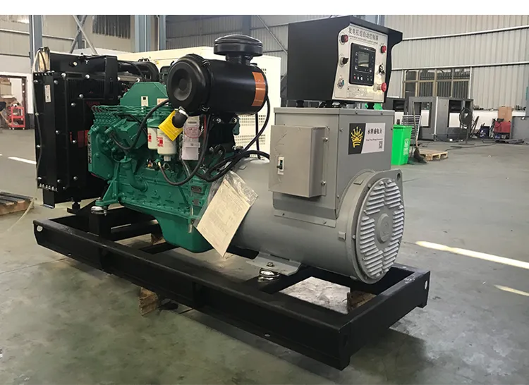 20/50/60kw Generador de potencia diésel de marco abierto para uso agrícola y en granjas