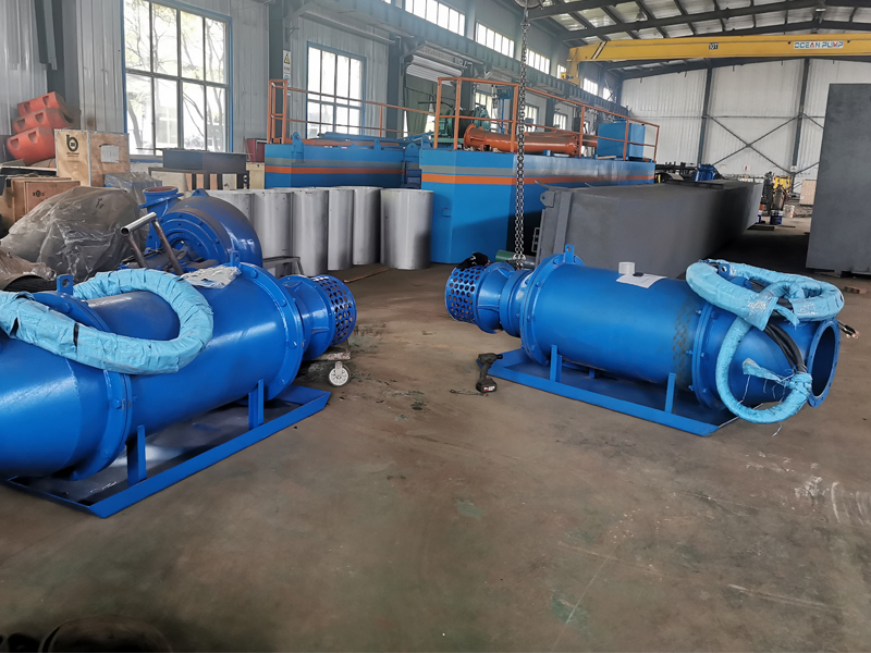Bomba sumergible de flujo axial de alta presión, bomba de agua para riego agrícola y drenaje, bomba sumergible de aguas residuales con alta elevación