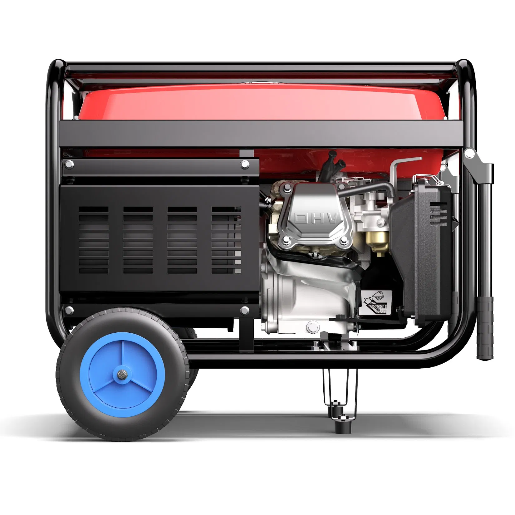 Eyg3500g Erayak Marco Abierto 8500W 110V 220V Generador de Luz de Poder 7kw 5kw 8kw 5kVA 9kw Portátil 3kw Generador Eléctrico de Gasolina Portátil CE