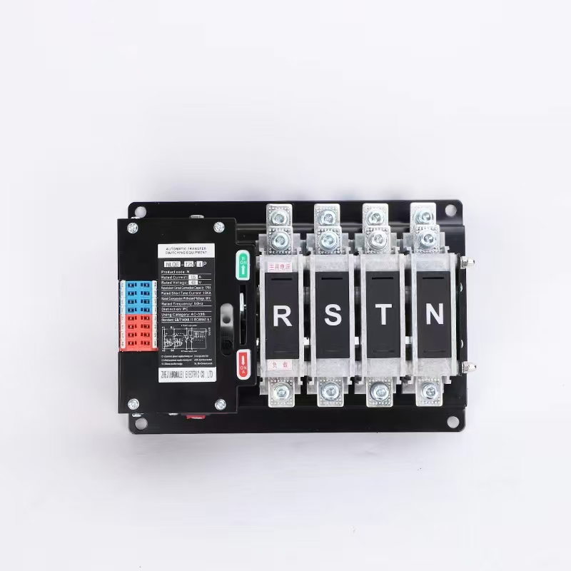 ATS160A 4p Interruptor de Transferencia Automática de Corriente Continua Trifásico Inteligente de Doble Potencia 4p ATS 63A 100A 250A 400A 630A 400V para Generador