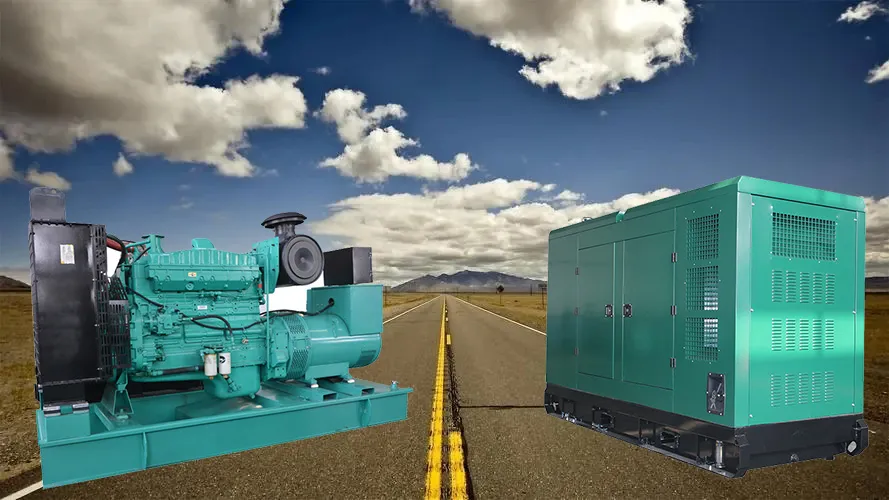 Weifang 10kVA-500kVA Generador portátil remolcable Generac con ruedas