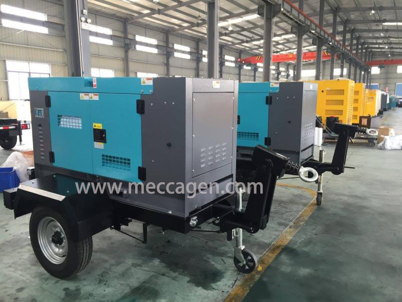 30kVA 50kVA 100kVA Mobile Power Station Towable Mounted Trailer Cummins/Deutz Engine Silent Diesel Generator