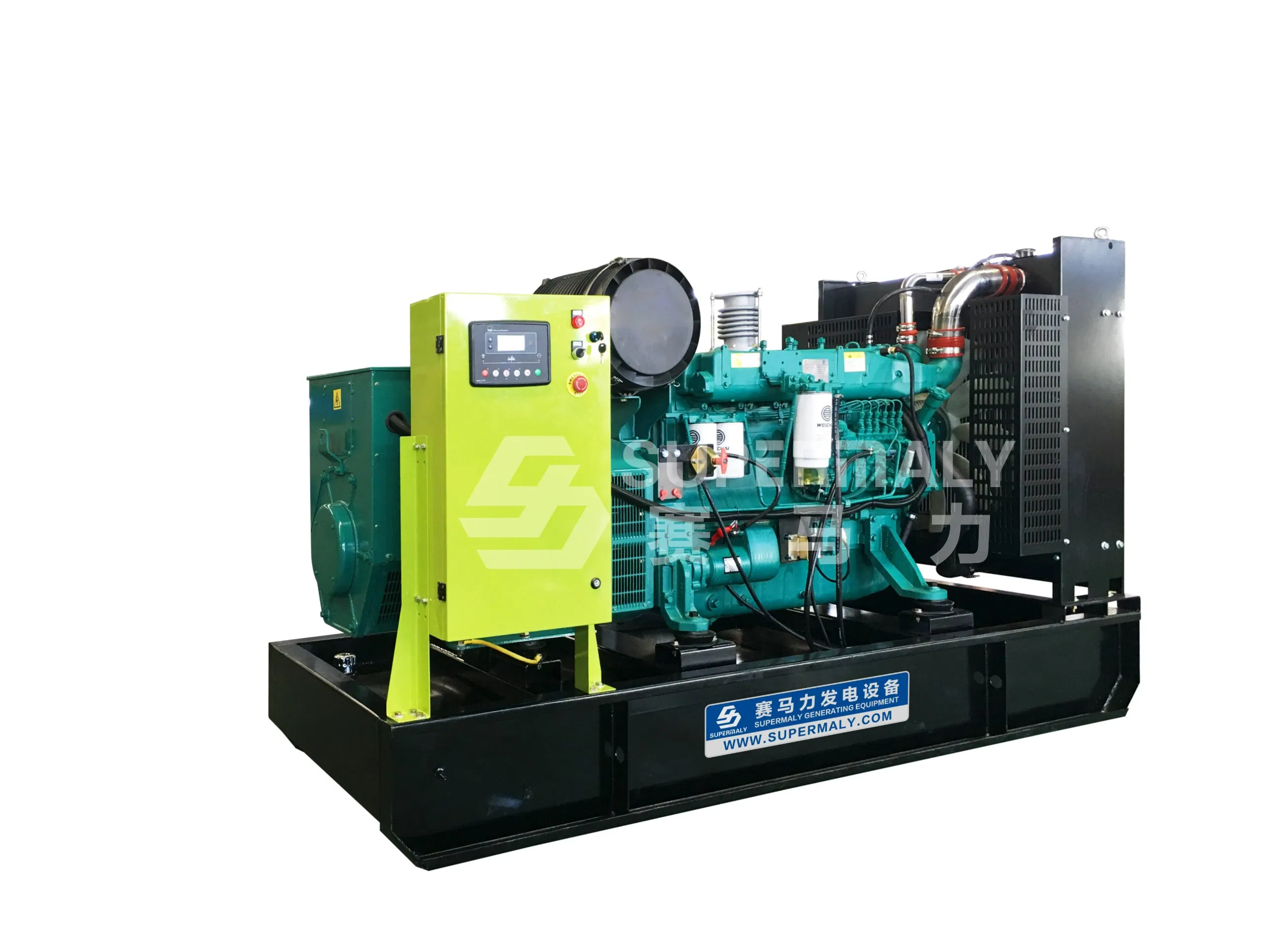 Generador diésel de contenedor con remolque abierto/silencioso de Weichai Prime Power 400kw 500kVA