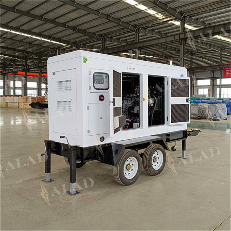 Generador Diesel Remolcable Weichai de Alta Capacidad para Energía Móvil 60kw
