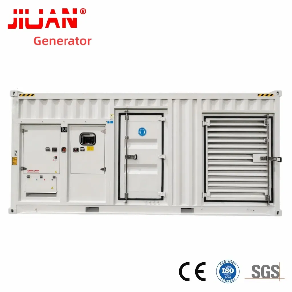 Grupo Electrogeno Silencioso 1100kw 1260kw 1375kVA 1575kVA 1600kw 2000kw Container Type 3 Phase Silent Generator for Business