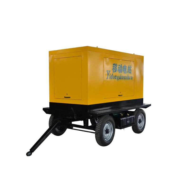 Remolque de Estación de Energía Móvil Remolcable Tipo 120kw Generador Conjunto de Generador Portátil Motor Cummins 150kVA