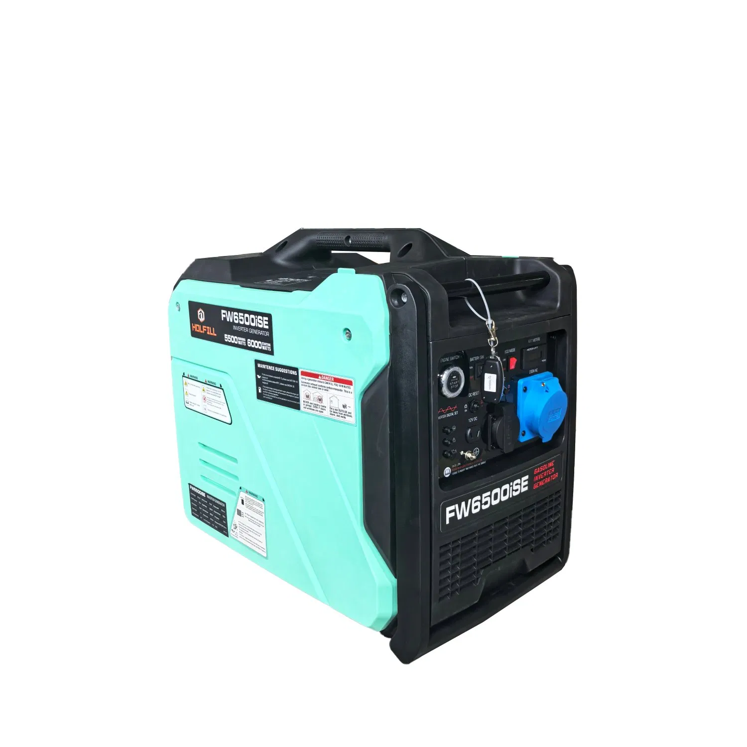 Generador Inversor de Potencia Silencioso para Casa de Combustible Doble Gasolina/LPG Eléctrico 5000W 5kw 5.25kw