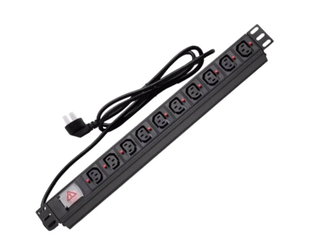Monitoreo y Control Remoto Inteligente Medidor LCD PDU Personalizable 63A Unidad de Distribución de Energía PDU Pesada