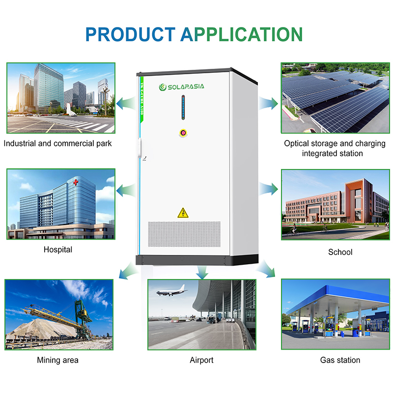 Sistema de Almacenamiento de Energía Solar con Batería de Litio Industrial Comercial Ess 50kw 100kwh para Energía de Respaldo