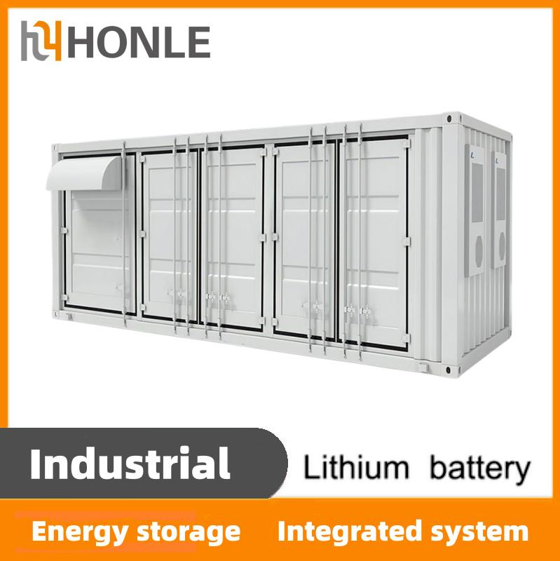 Sistema de almacenamiento de energía en contenedor con batería de iones de litio para suministro eléctrico industrial, energía solar fotovoltaica y respaldo de energía
