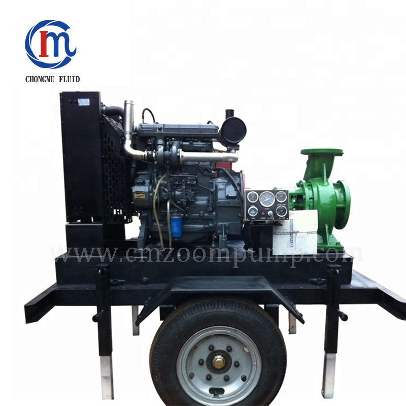 Motor eléctrico de serie, motor diésel, bomba de agua de succión axial de un solo estado, química, agricultura, hierro fundido, acero inoxidable, centrífuga, riego agrícola