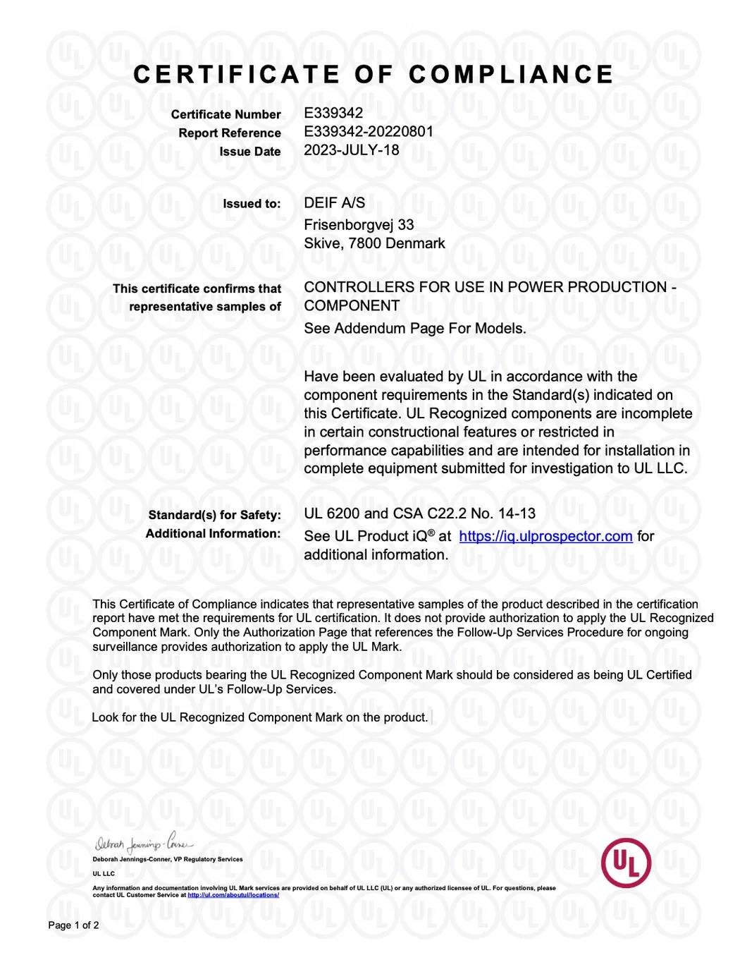 Documento de Garantía