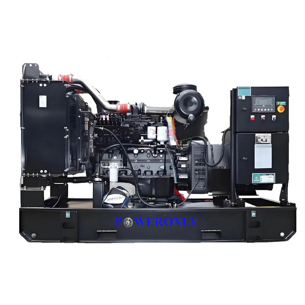 Generador Eléctrico Diésel Estacionario de Marco Abierto de Potencia Continua de Potencia Prima 275kVA
