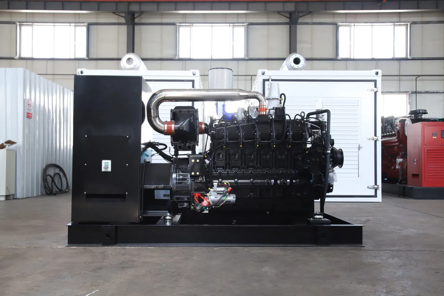 50Hz 1500rpm Planta de energía de turbina de hidrógeno diésel de doble combustible, conjunto generador de gas, generador silencioso de CNG/LNG/LPG/gas natural/metano, generador de biogás