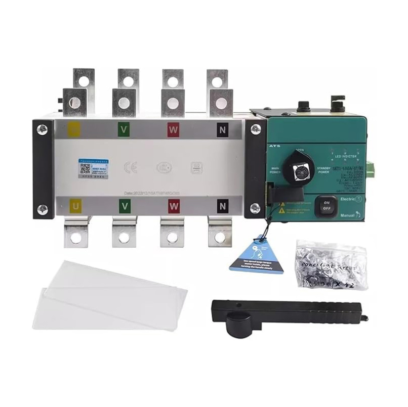 Original 4p 300A Interruptor de Transferencia Automática de Doble Potencia Controlador Inteligente de Genset PLC