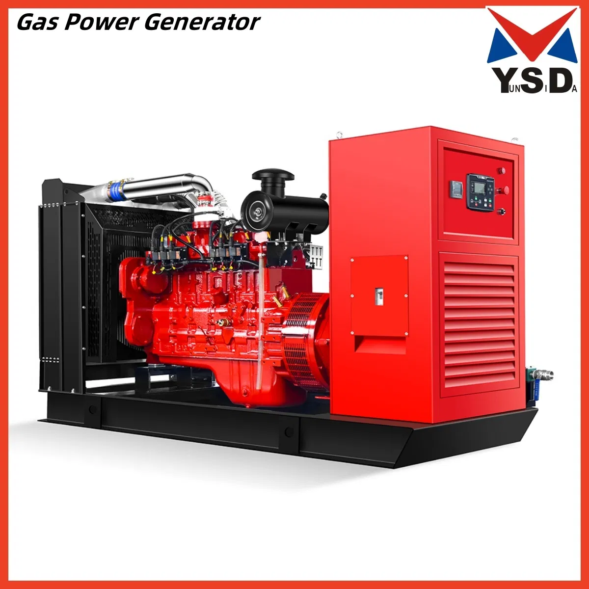 Alta Eficiencia 50/60Hz 1500rpm CA 3 Fase Tipo Silencioso Doble Combustible Diésel Hidrógeno Biomasa Biogás Gas Planta de Energía de Pistón 120kw Grupo Generador de Gas Natural para GLP