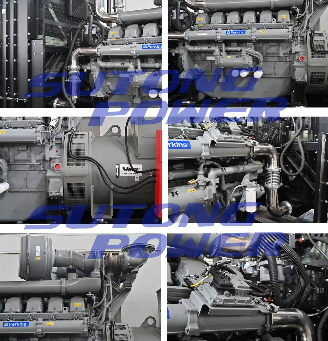 1000kVA Motor Perkins de Potencia Prime Es 1688kVA 1350kw Grupo Generador Diésel