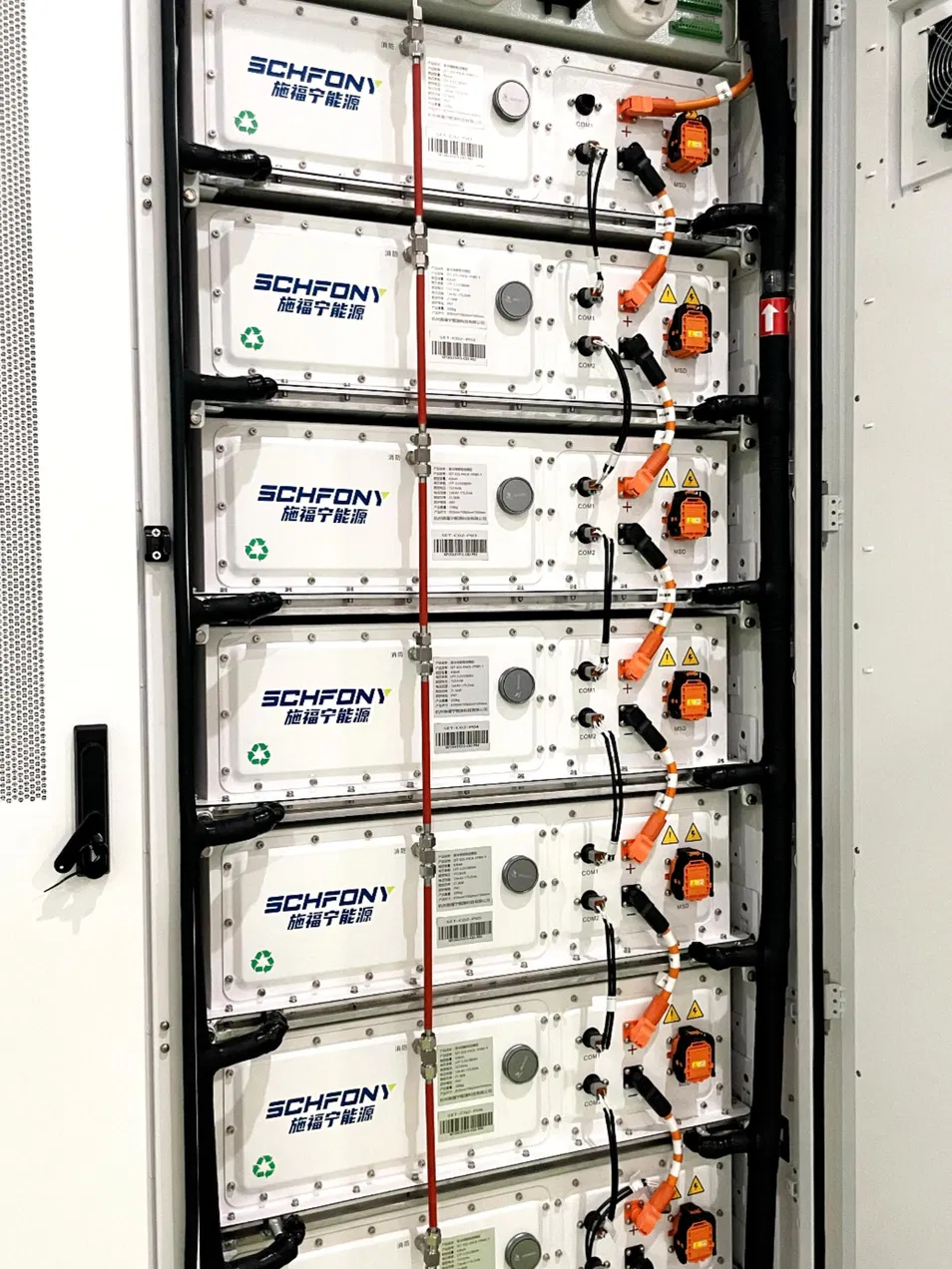 215 Sistema de Generación de Energía Solar Fotovoltaica en kWh con Almacenamiento de Batería y Respaldo de Energía en Parque Industrial Contenedor de Esencia con Refrigeración por Aire