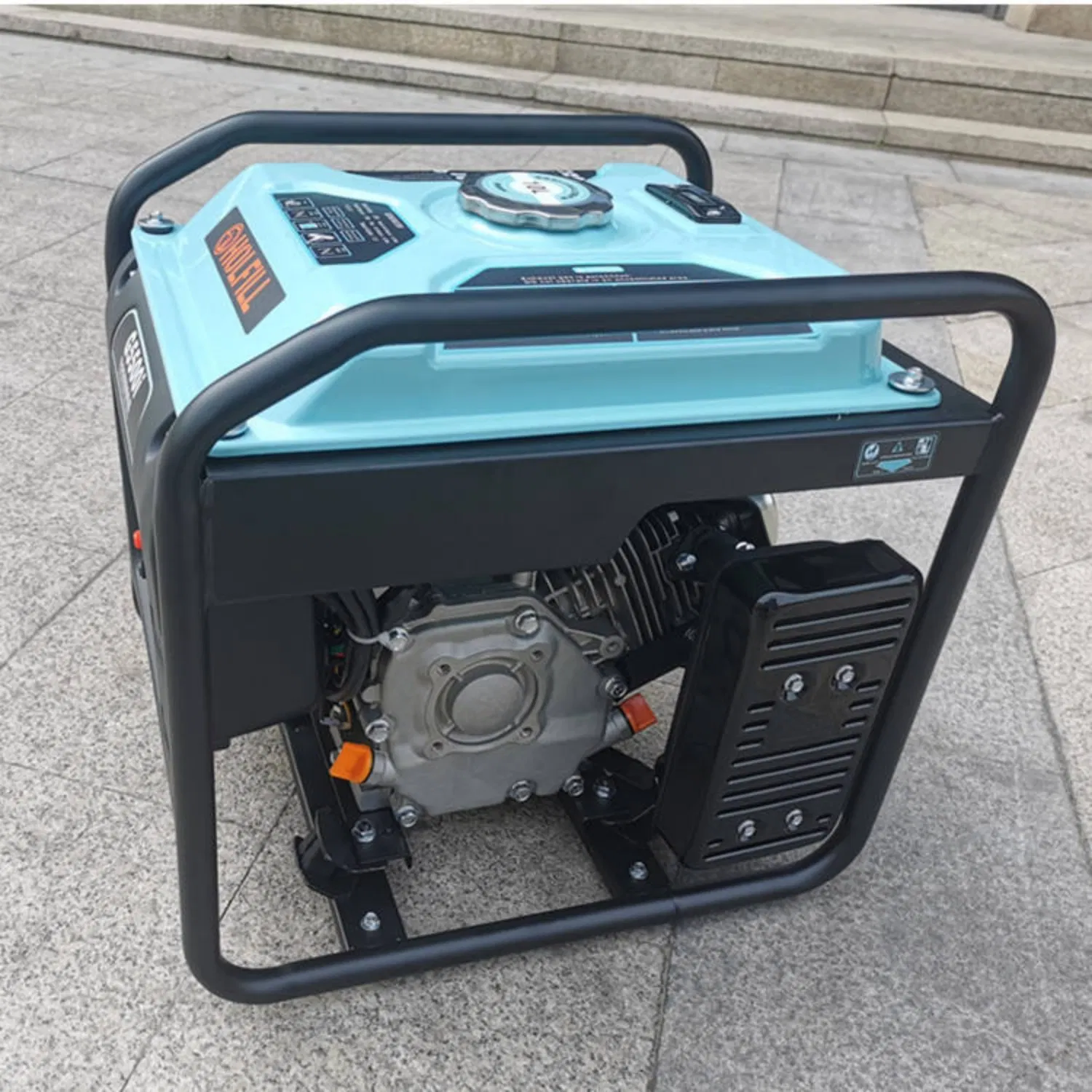 Generador de energía eléctrica portátil pequeño tipo LPG de marco abierto 3000W 4000W 5000W 3kw 3.5kw 10 kVA a gasolina para casa