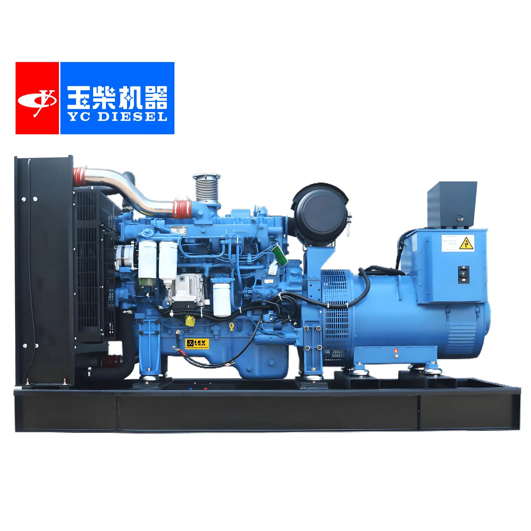 Generador diésel de marco abierto Yuchai Engine 20kw 40kw Prime Backup con interruptor de transferencia automática