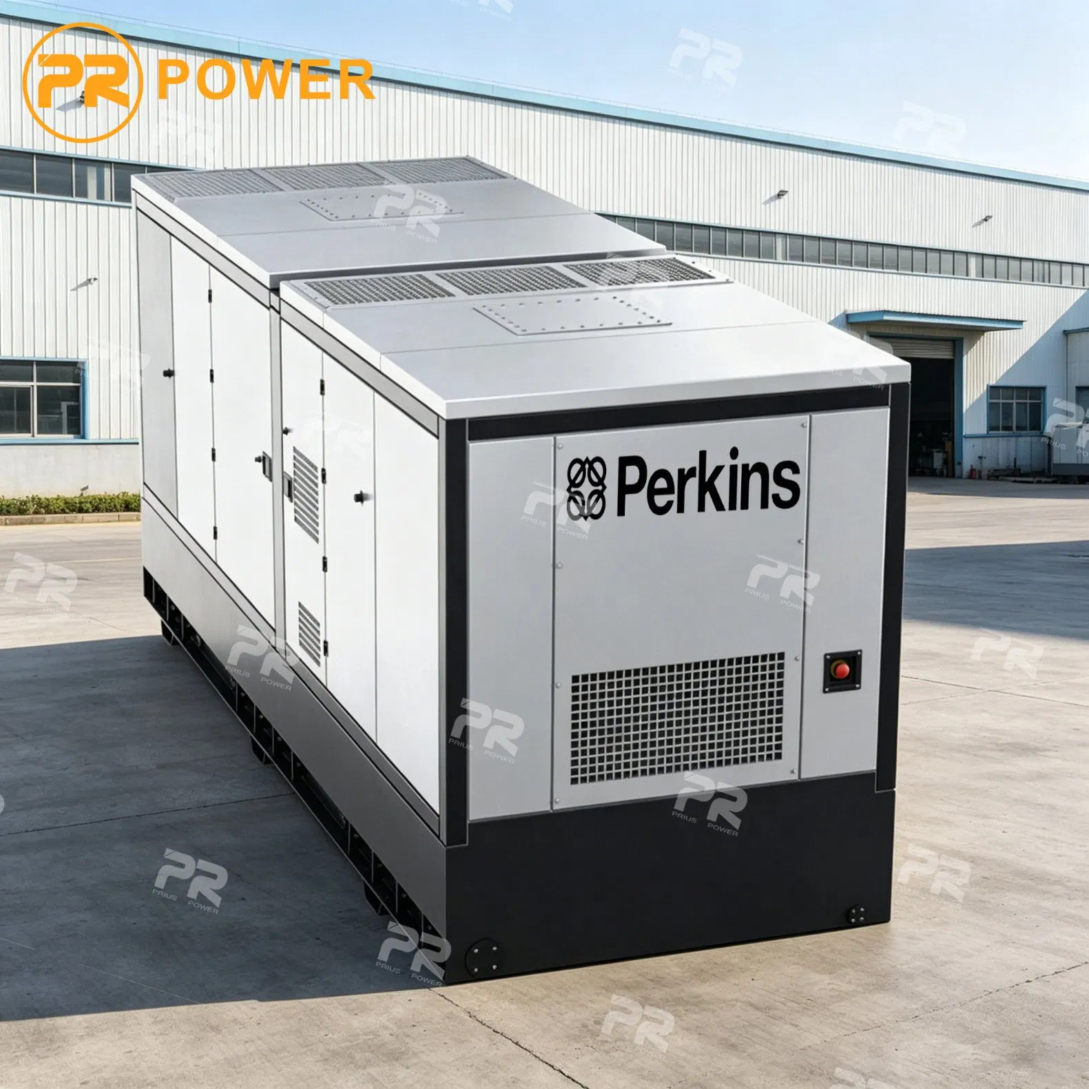 1650kVA Unidad Generadora Super Silenciosa 50Hz Contenerizada con 4012-46tag3a Motor 220/380V Sistema de Refrigeración de Agua Ajustable