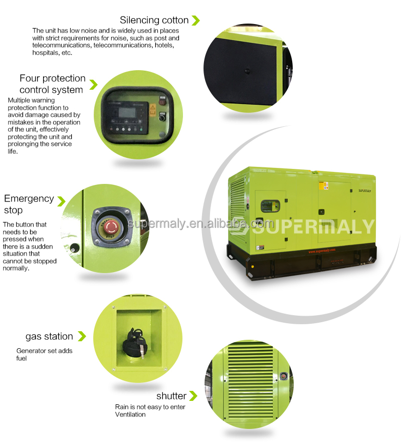 Generador diésel de contenedor con remolque abierto/silencioso de Weichai Prime Power 400kw 500kVA