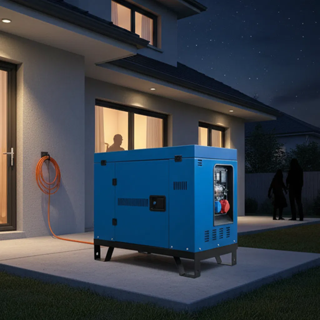 Generador de Doble Combustible Ultra Silencioso para Energía de Respaldo Eficiente