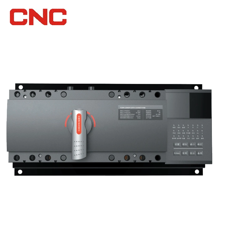 Generador de ATS inteligente CNC, interruptor de transferencia automática, eléctrico manual