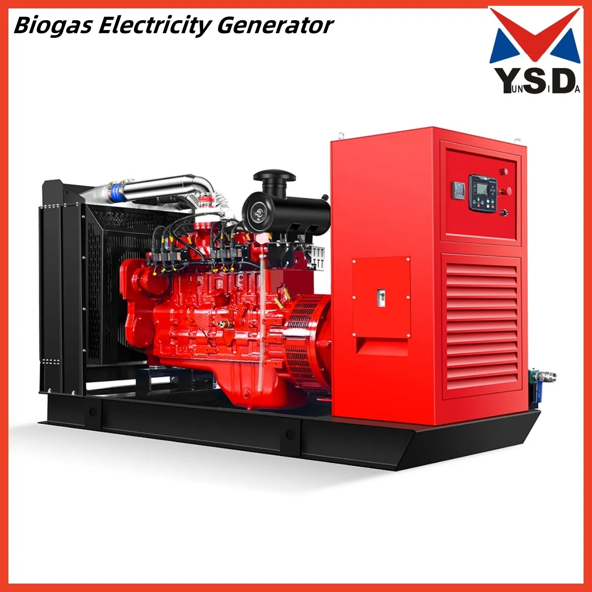 50Hz 1500rpm Gas natural comprimido / Gas licuado de petróleo / Metano Doble combustible Diésel Hidrógeno / Nitrógeno Turbina Aguas residuales Coque Motor Weichai Power 3 Fase CHP Biogás Generador de gas natural