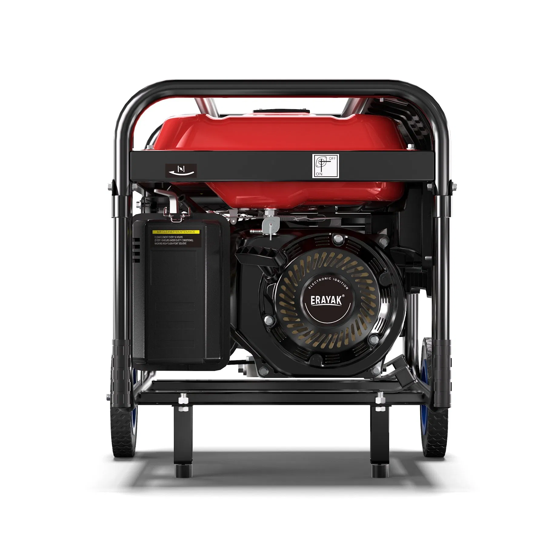 Eyg3500g Erayak Marco Abierto 8500W 110V 220V Generador de Luz de Poder 7kw 5kw 8kw 5kVA 9kw Portátil 3kw Generador Eléctrico de Gasolina Portátil CE