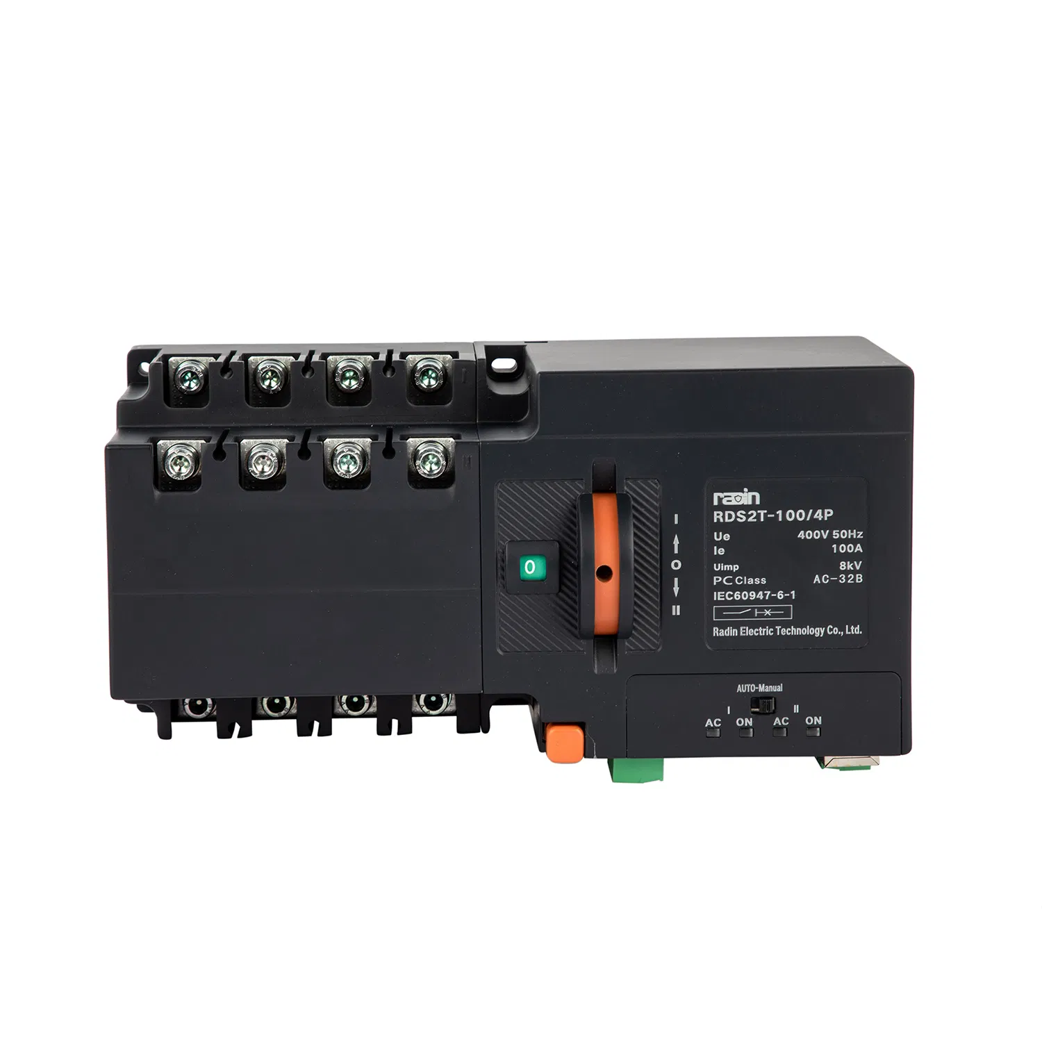 Interruptor de Transferencia Automático con Controlador ATS Inteligente